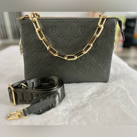 Handbags - Monogram embossed fashion handbag